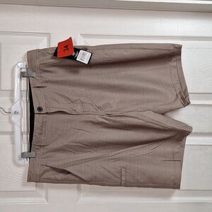 Dahui Hybrid Collection Shorts Men 34 Heather Khaki New With Tags